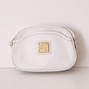 NEW HCL Leather Crossbody Bag (White)
